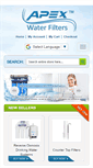 Mobile Screenshot of apexwaterfilters.com
